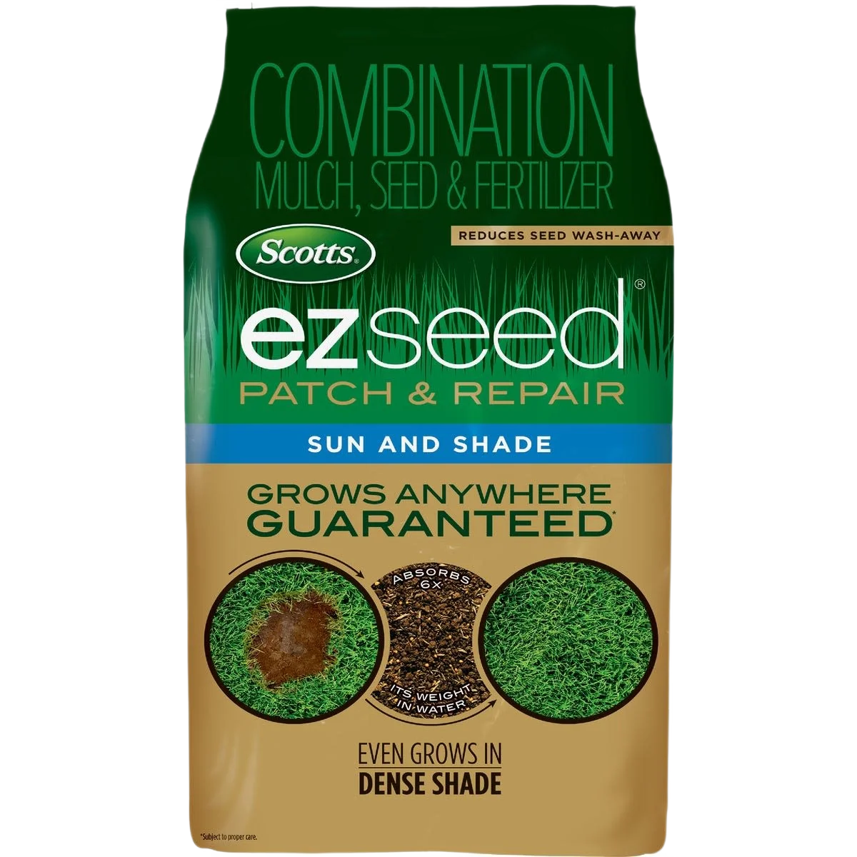 Recyclable Scotts EZ Seed Sun Shade Patch Repair 20 lbs. Long-Lasting