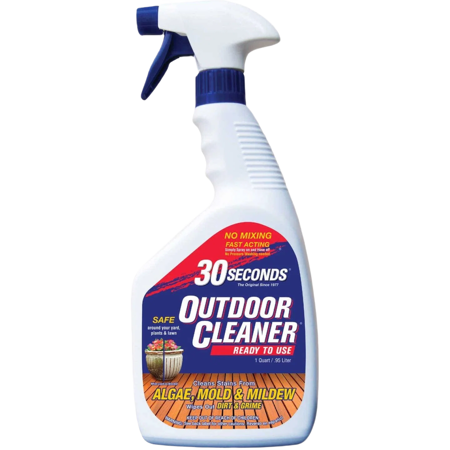 Environmentally Friendly 30 SECONDS Ready-To-Use Outdoor Cleaner 1 Quart Next-Generation