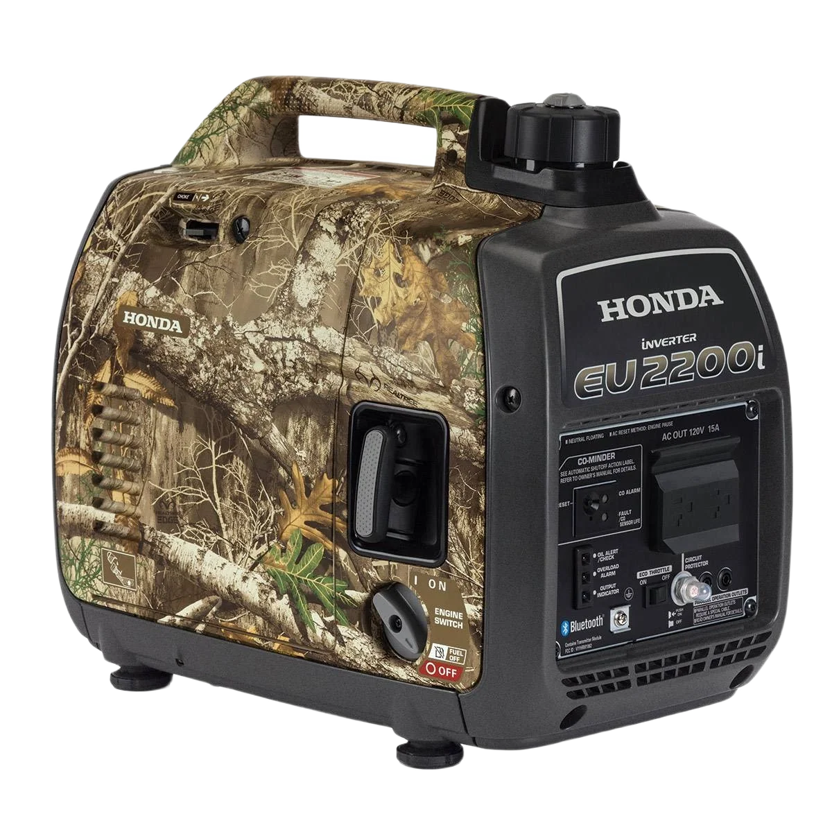 Lightweight Honda 2200 Watt 120V Companion Inverter Generator Luxury