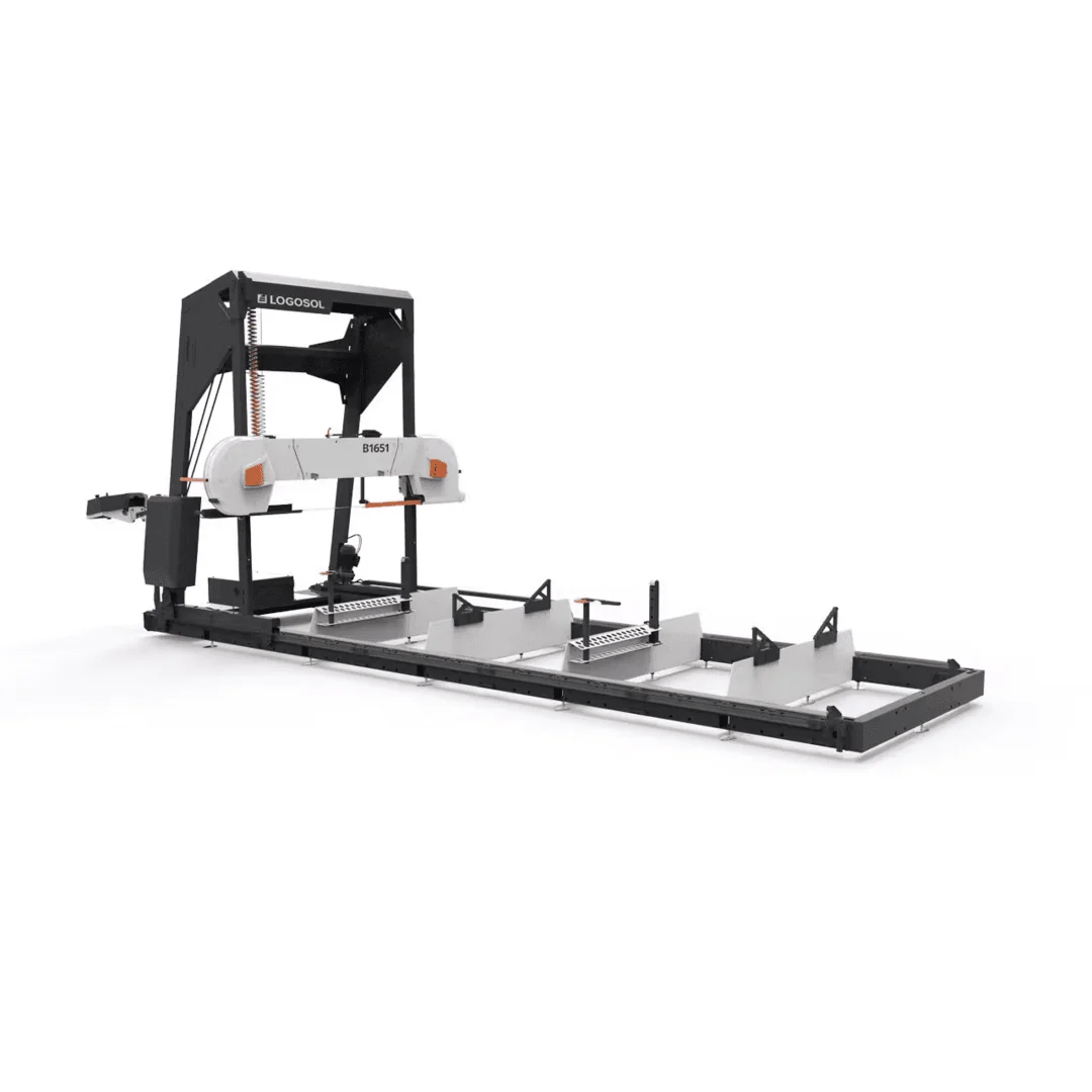 Solid LOGOSOL B1651 Band Sawmill with 27HP Gasoline Engine Reliable