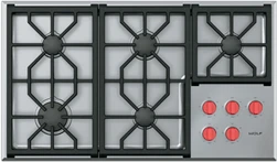 Selected Wolf 36 Five Burner LP Gas Cooktop Next-Generation