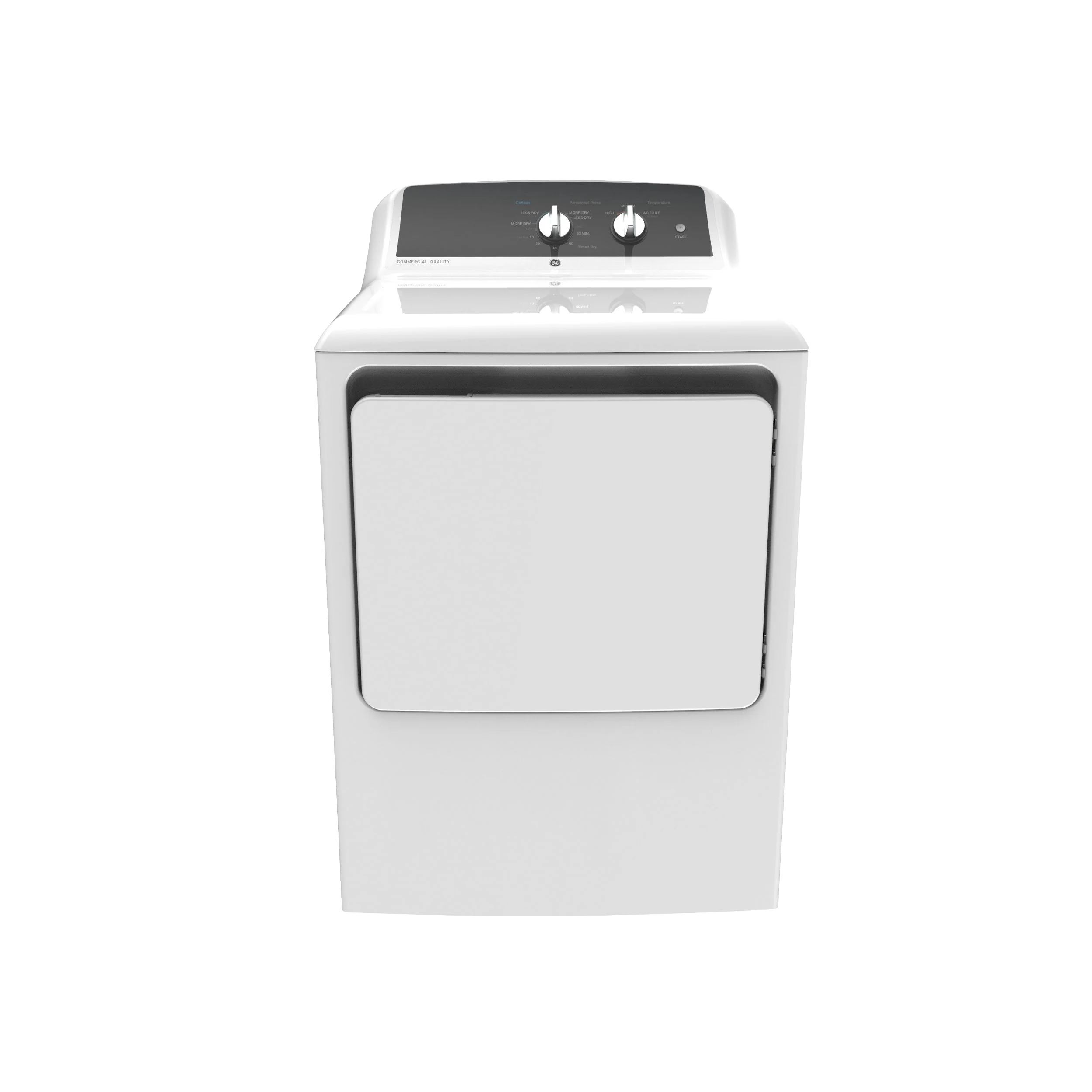 Dependable GE 6.2 cu. ft. Capacity Electric Dryer with Up To 120 ft. Venting and 5-yr Limited Warranty Traditional