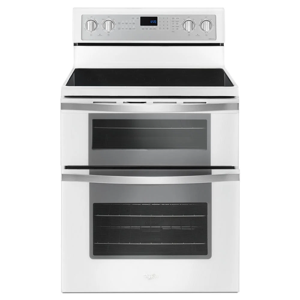 Breathable 6.7 Cu. Ft. Electric Double Oven Range with True Convection Modern