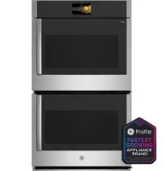 Contemporary GE Profile™ 30 Smart Built-In Convection Double Wall Oven with Right-Hand Side-Swing Doors Next-Generation