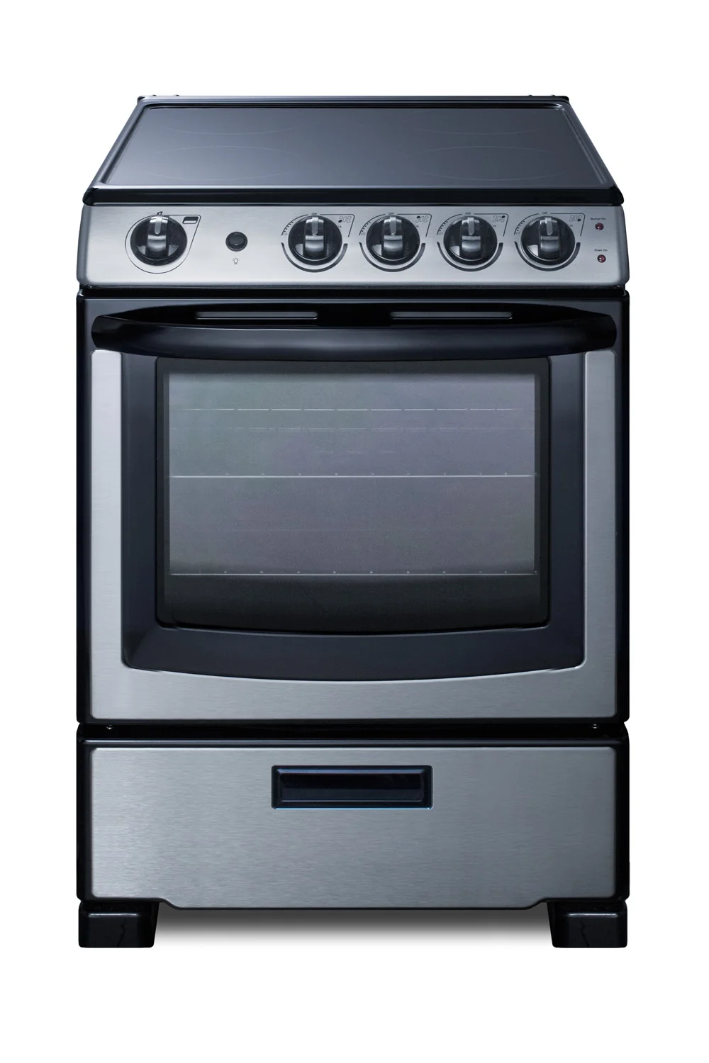 Safe 24 Wide Electric Smooth-Top Range Fine Crafted