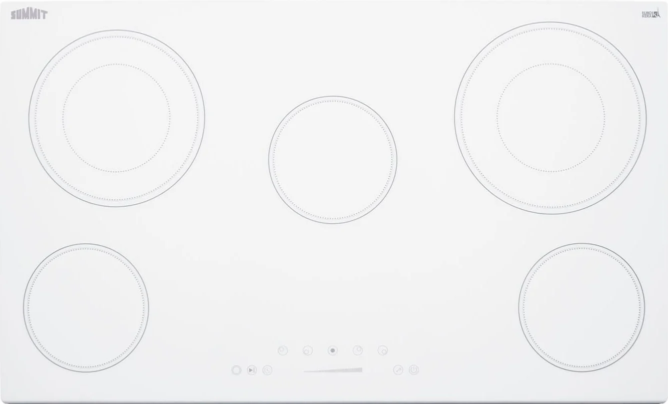 High-Performance 36 Wide 208-240V 5-Burner Radiant Cooktop Original Design