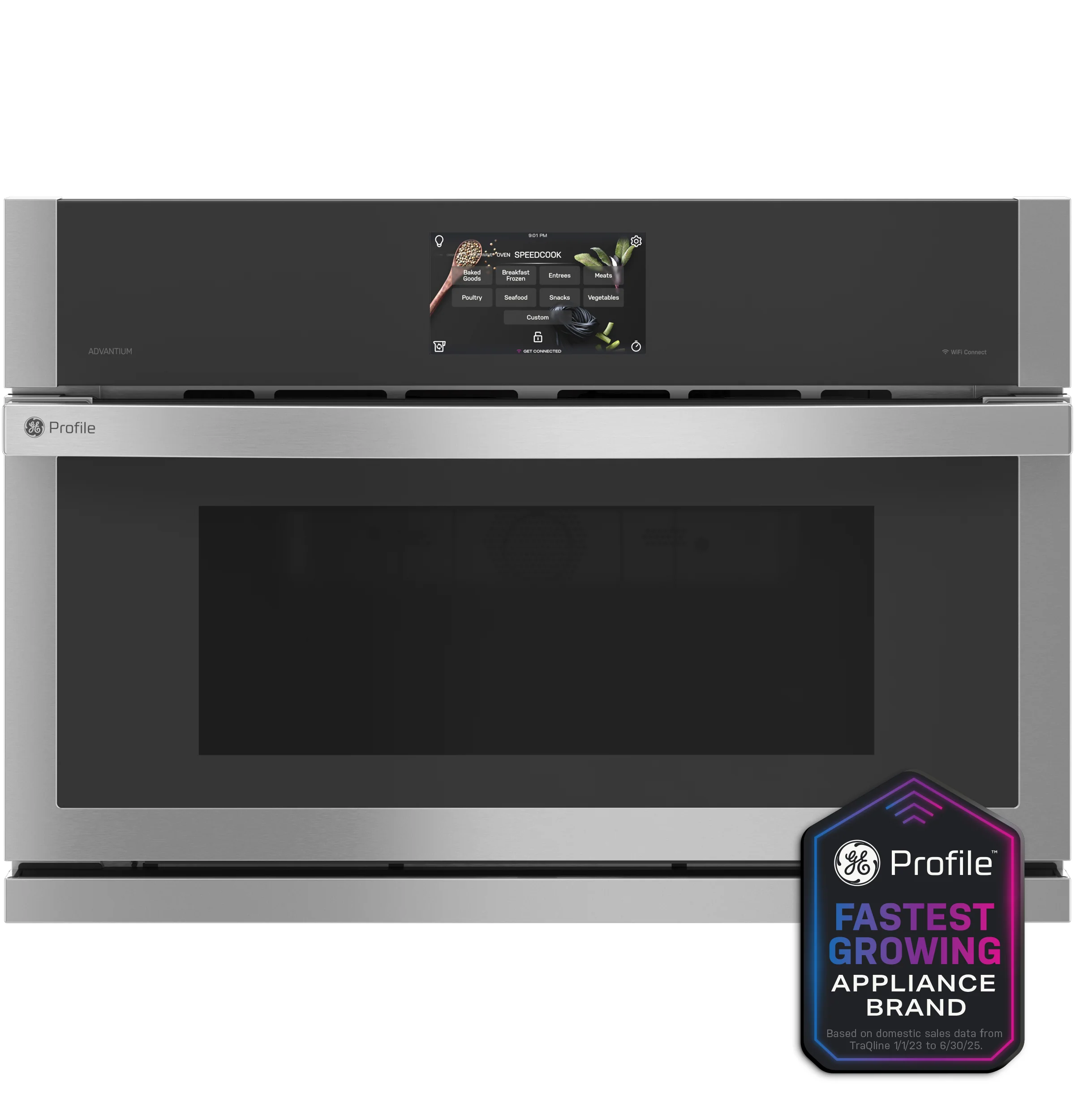 Innovative GE Profile™ 30 Single Wall Oven with 120V Advantium® Technology Durable