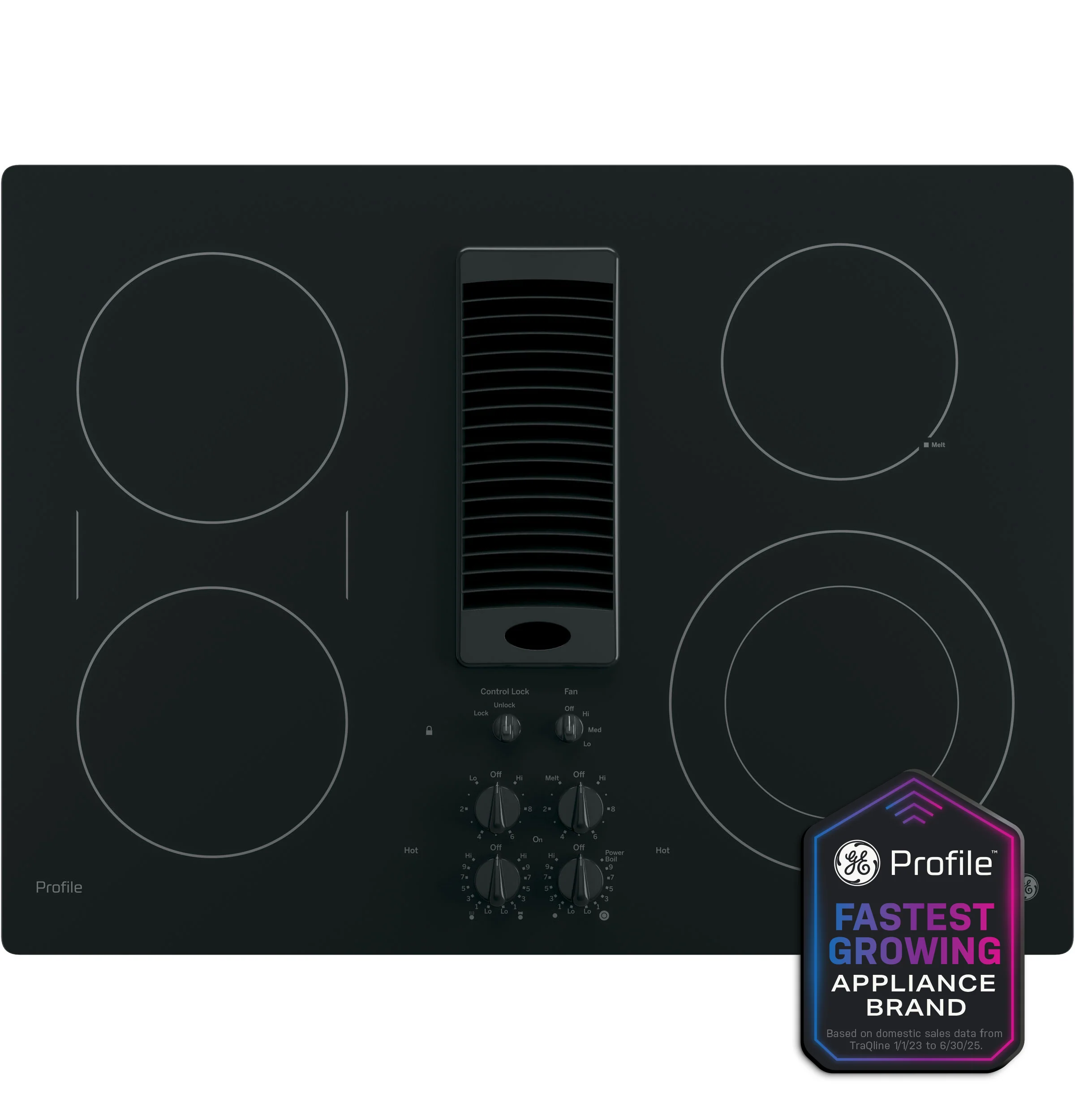 Luxury GE Profile™ 30 Downdraft Electric Cooktop Safe