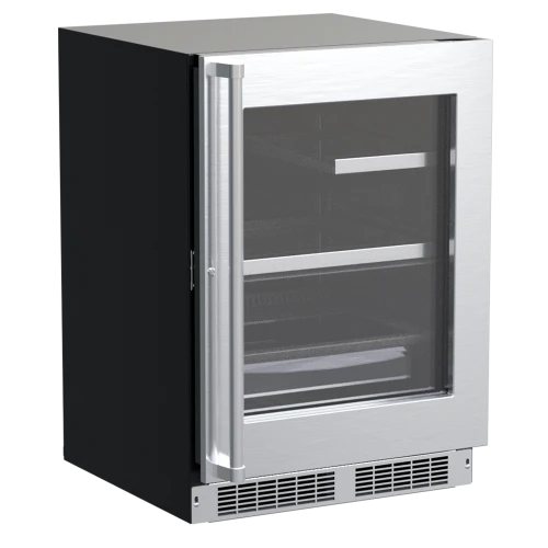 Detailed 24-IN PROFESSIONAL BUILT-IN REFRIGERATOR WITH 3-IN-1 CONVERTIBLE SHELF MAXSTORE BIN AND REVERSIBLE HINGE Smooth