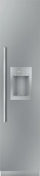 High-End dom® Built-in zer Column 18” Panel Ready External Ice Water Dispenser Right Hinge Enhanced