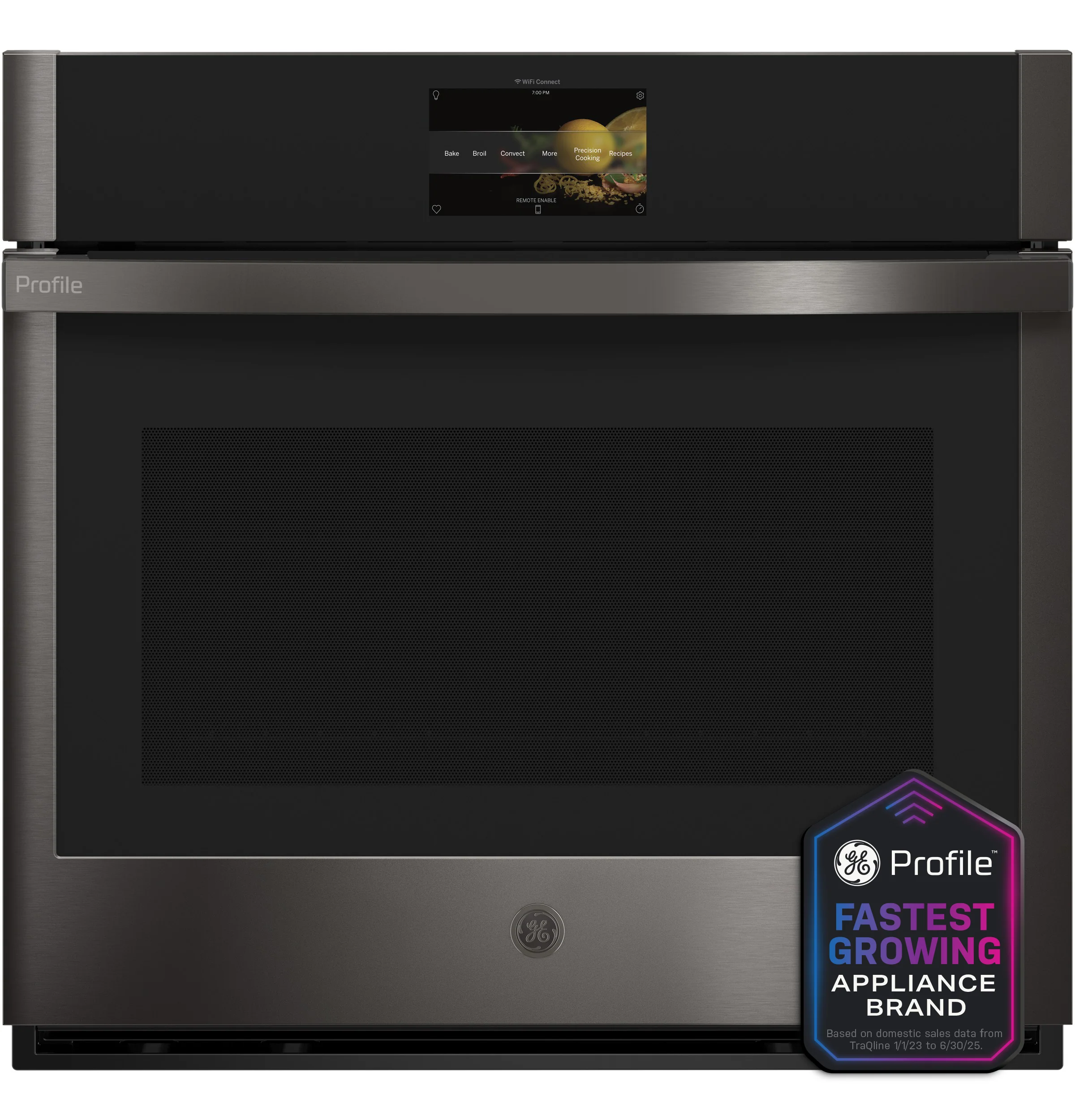 Fine GE Profile™ 30 Smart Built-In Convection Single Wall Oven with No Preheat Air Fry and Precision Cooking Optimized