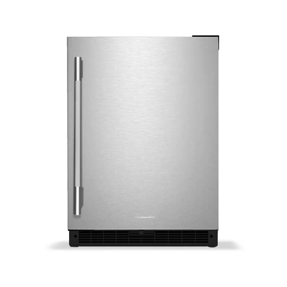 Sophisticated 24 Undercounter Refrigerator with Stainless Steel Door Secure