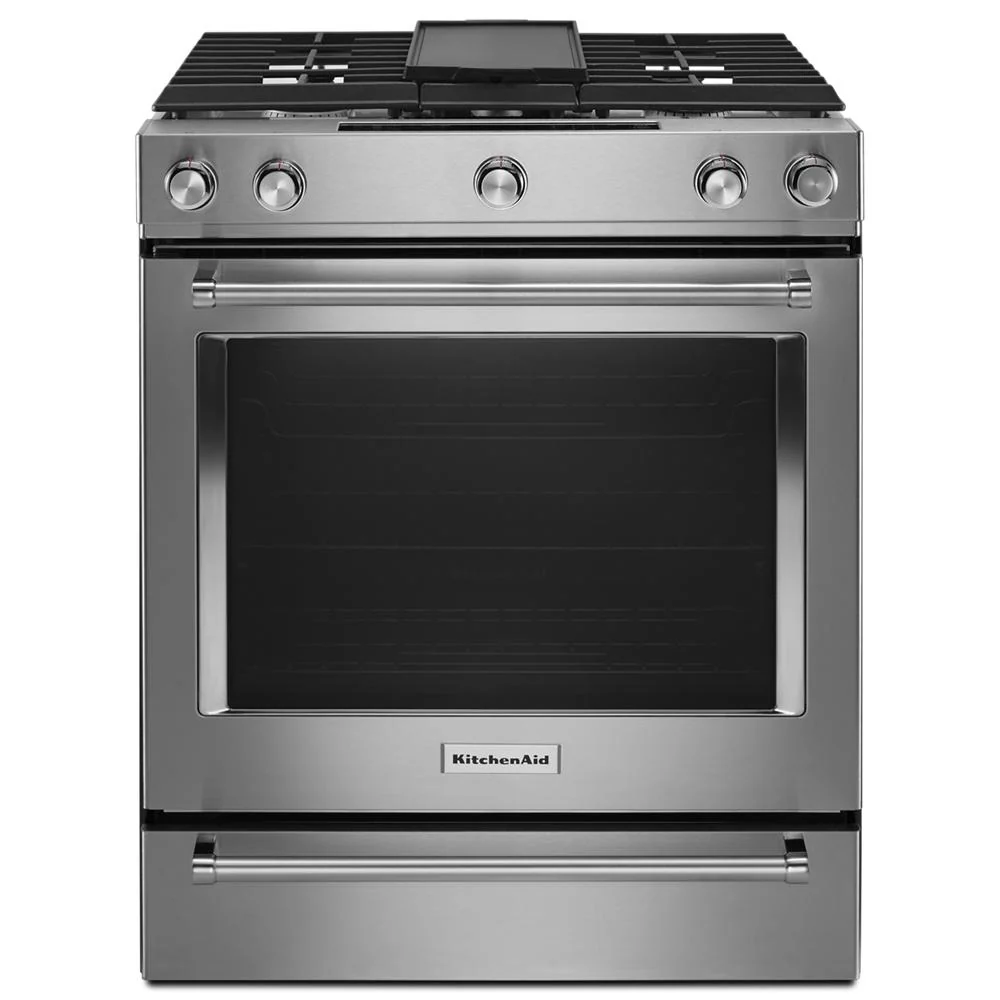 Next-Generation 30-Inch 5-Burner Dual Fuel Convection Slide-In Range with Baking Drawer Specialty
