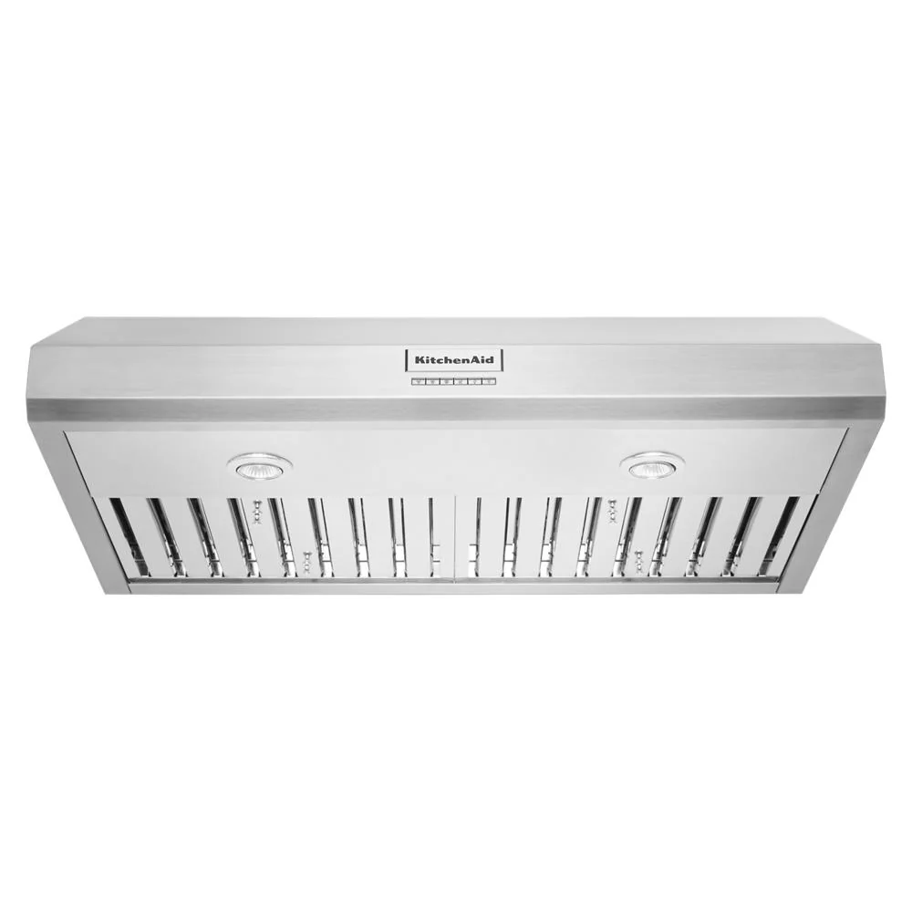 Refined 36 585 CFM Motor Class Commercial-Style Under-Cabinet Range Hood System Efficient