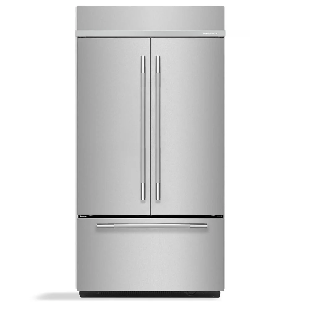 Organic 24.2 Cu. Ft. 42-Inch Built-In French Door Bottom Mount Refrigerator with Signature Platinum Interior in PrintShield® Finish Luxury