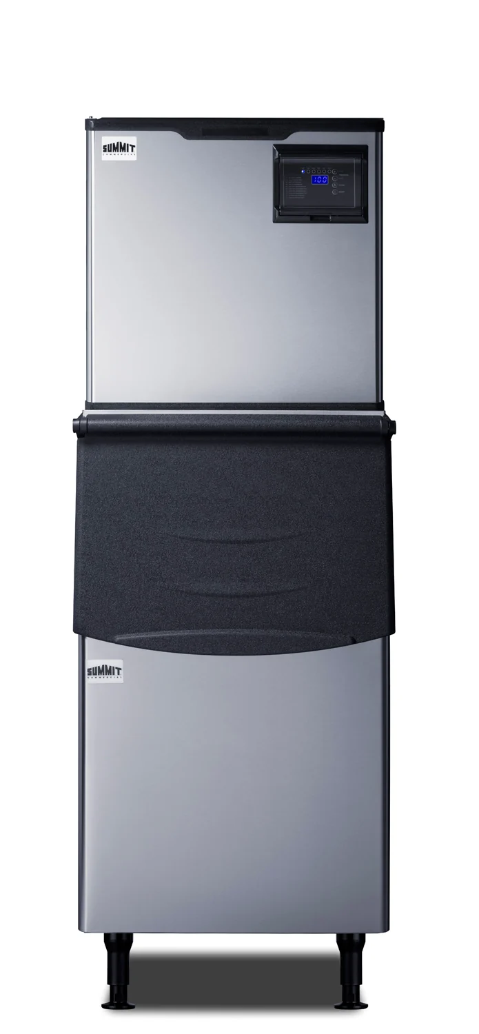 Consistent 350 lb. Commercial Ice Machine With Stainless Steel Bin Solid