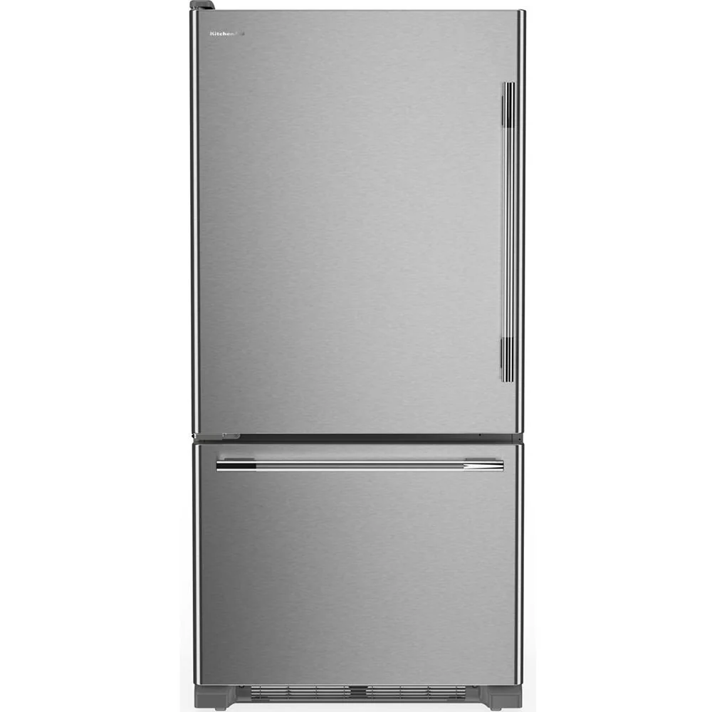 Luxury 22 Cu. Ft. 33-Inch Standard-Depth Bottom Mount Refrigerator with Left Door Swing High-Quality