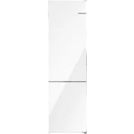 Advanced 800 Series -standing fridge-zer with zer at bottom glass door 24” White Total No Frost User-Friendly