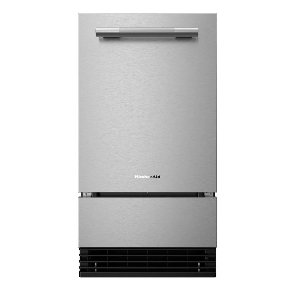 Dependable 18-Inch Automatic Ice Maker with Clear Ice Technology in PrintShield® Finish Smooth