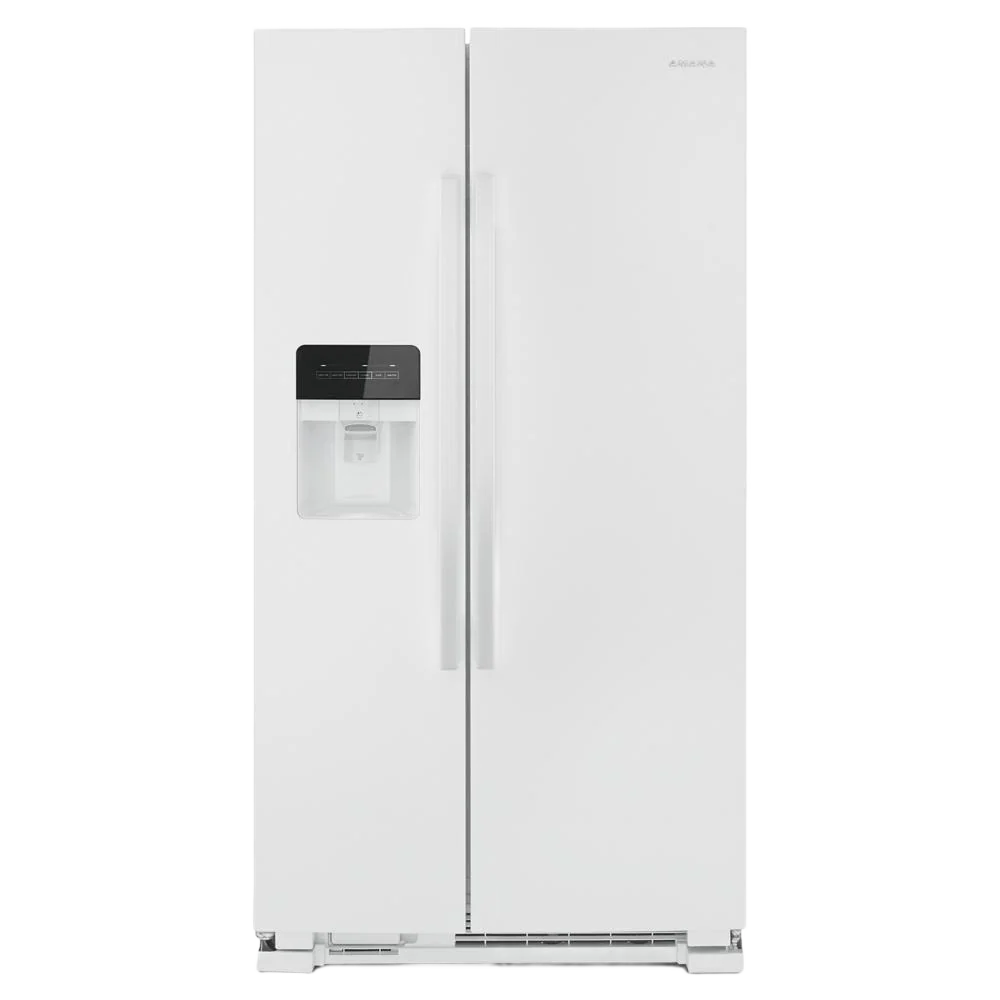 Stylish 33-inch Side-by-Side Refrigerator with Dual Pad External Ice and Water Dispenser Solid