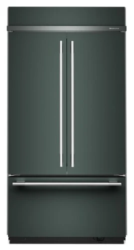 Elegant 24.2 Cu. Ft. 42-Inch Built-In French Door Bottom Mount Refrigerator with Signature Platinum Interior in Juniper Long-Lasting