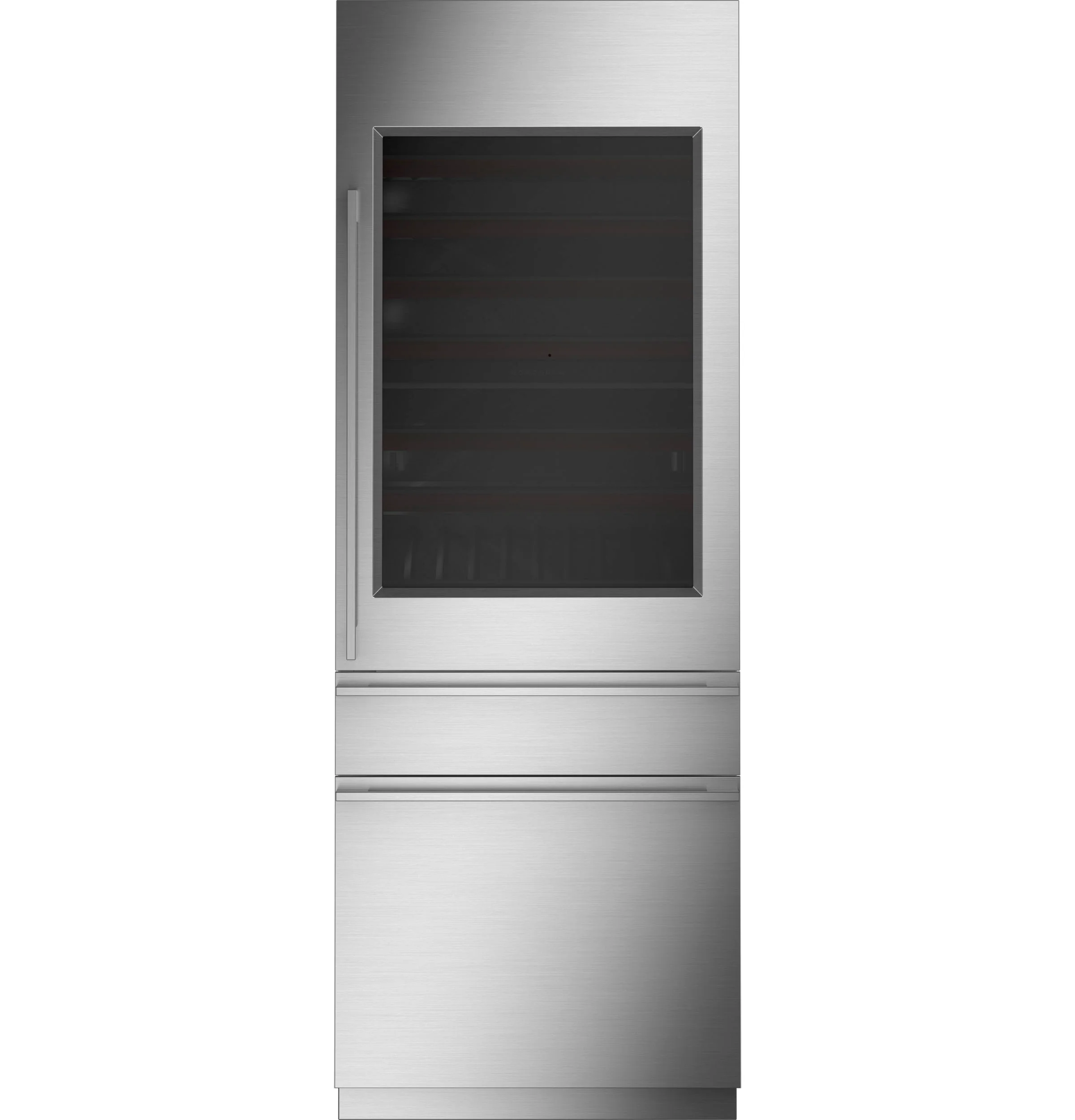 Premium Material Monogram 30 Panel-Ready Fully-Integrated Wine Sommelier Traditional