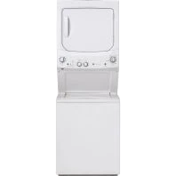 Expertly Made GE Unitized Spacemaker® 3.8 cu. ft. Capacity Washer with Stainless Steel Basket and 5.9 cu. ft. Capacity Long Vent Electric Dryer Comfortable