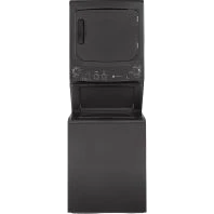 Professional GE Unitized Spacemaker® 3.8 cu. ft. Capacity Washer with Stainless Steel Basket and 5.9 cu. ft. Capacity Electric Dryer Specialty