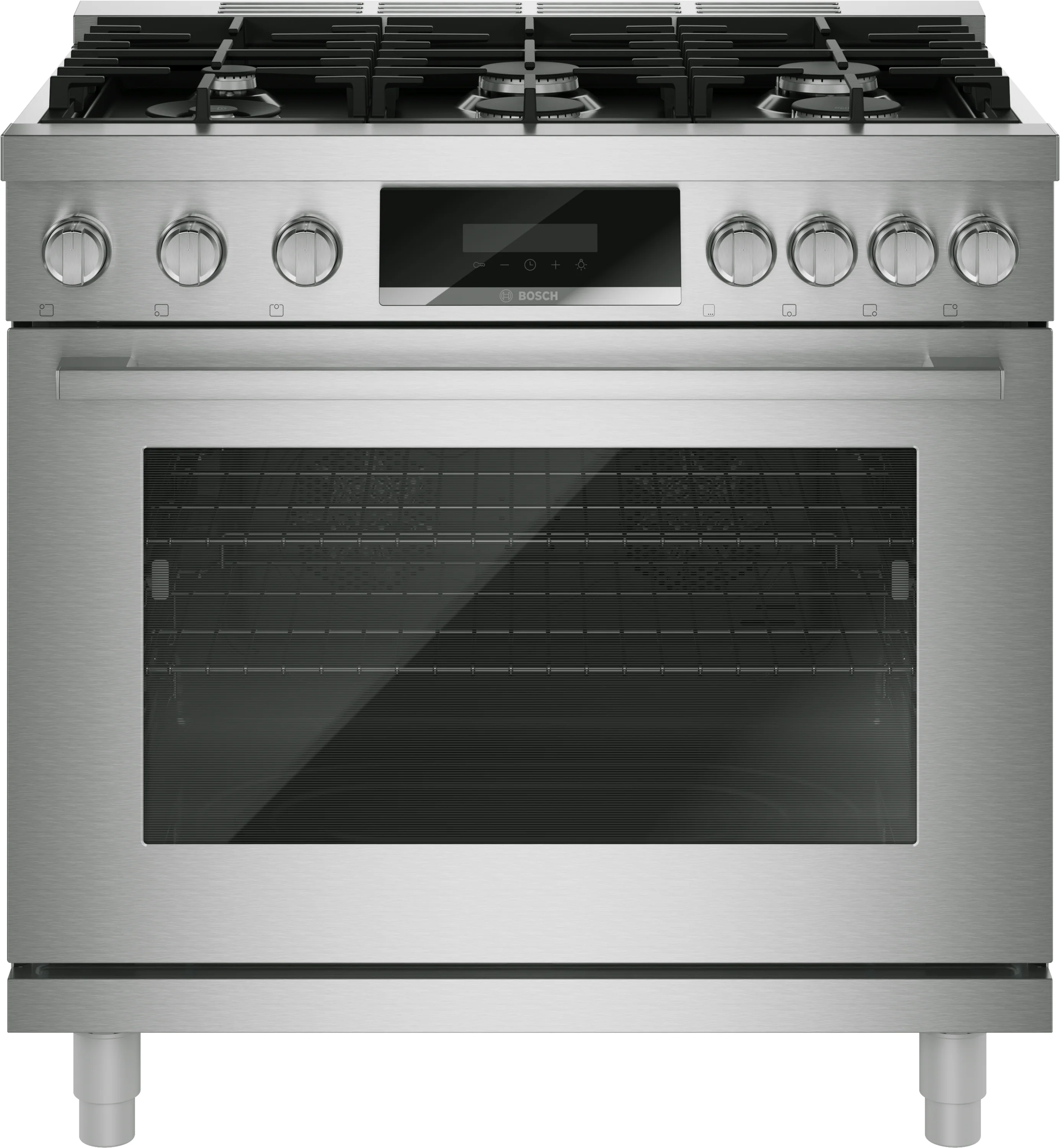 High-Grade 800 Series Dual Fuel standing Range 36” Stainless Steel Stylish