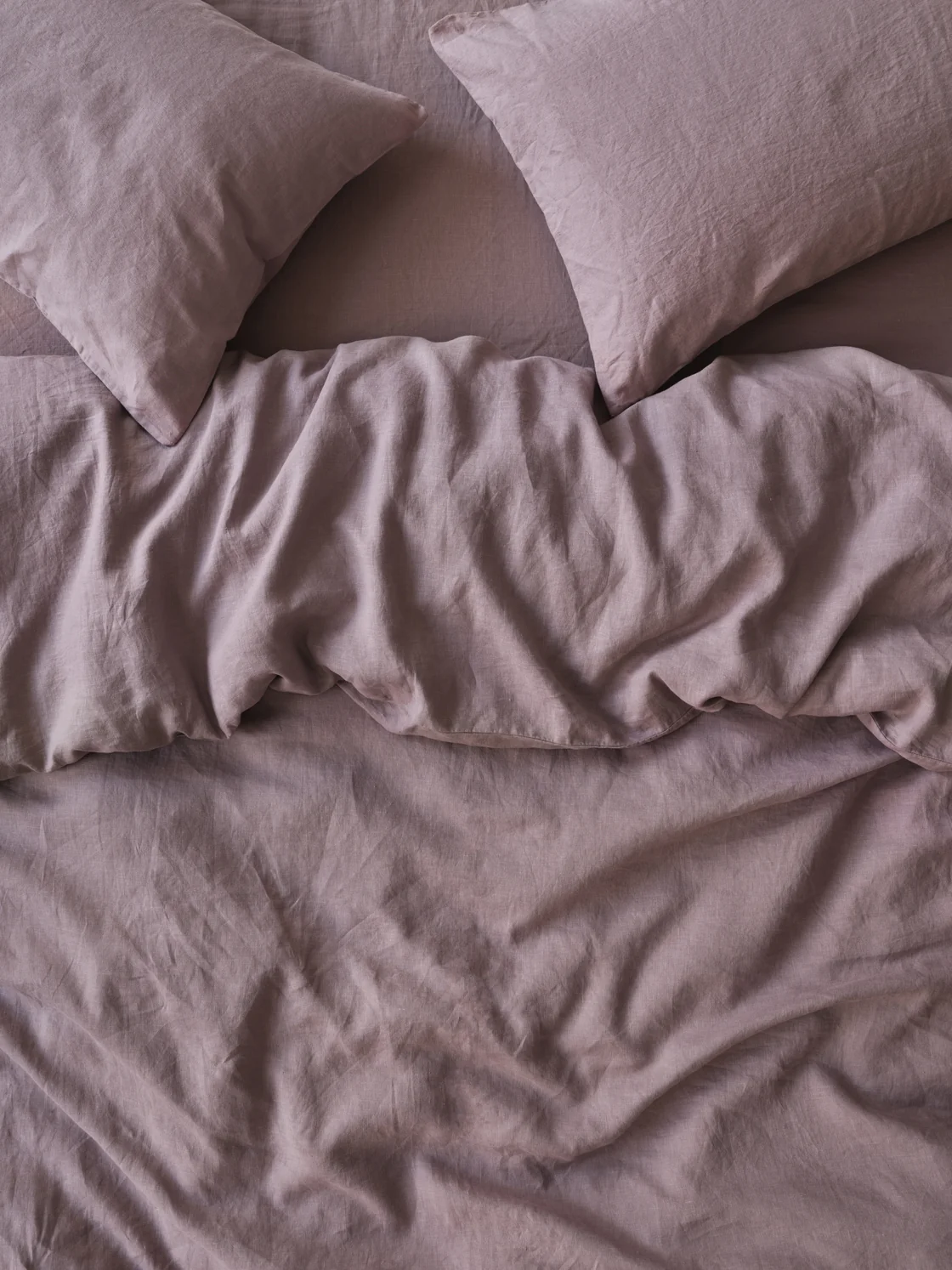 First-Class Elderberry Linen Blend Duvet Cover Proven