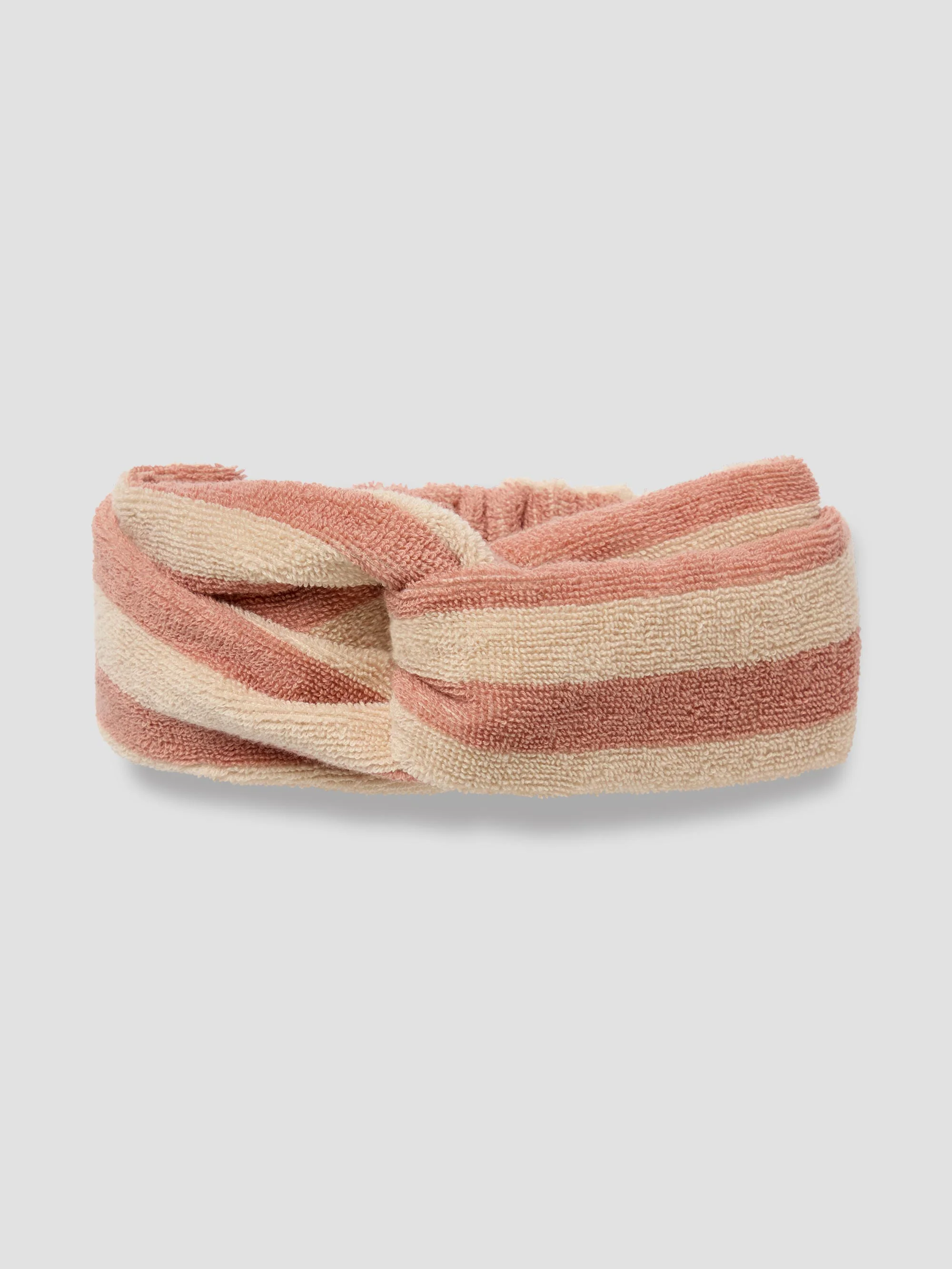 Trusted Sand Shell Pembroke Stripe Cotton Headband High-Quality