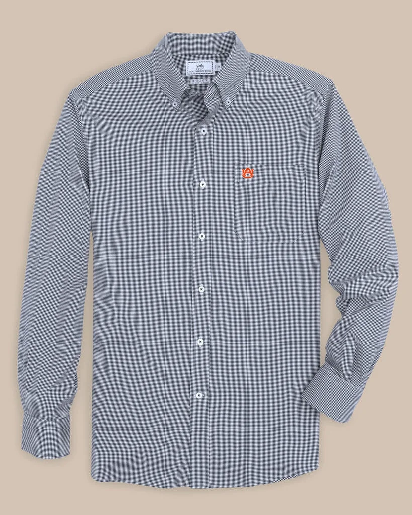 Advanced Auburn Tigers Gingham Button Down Shirt Outstanding