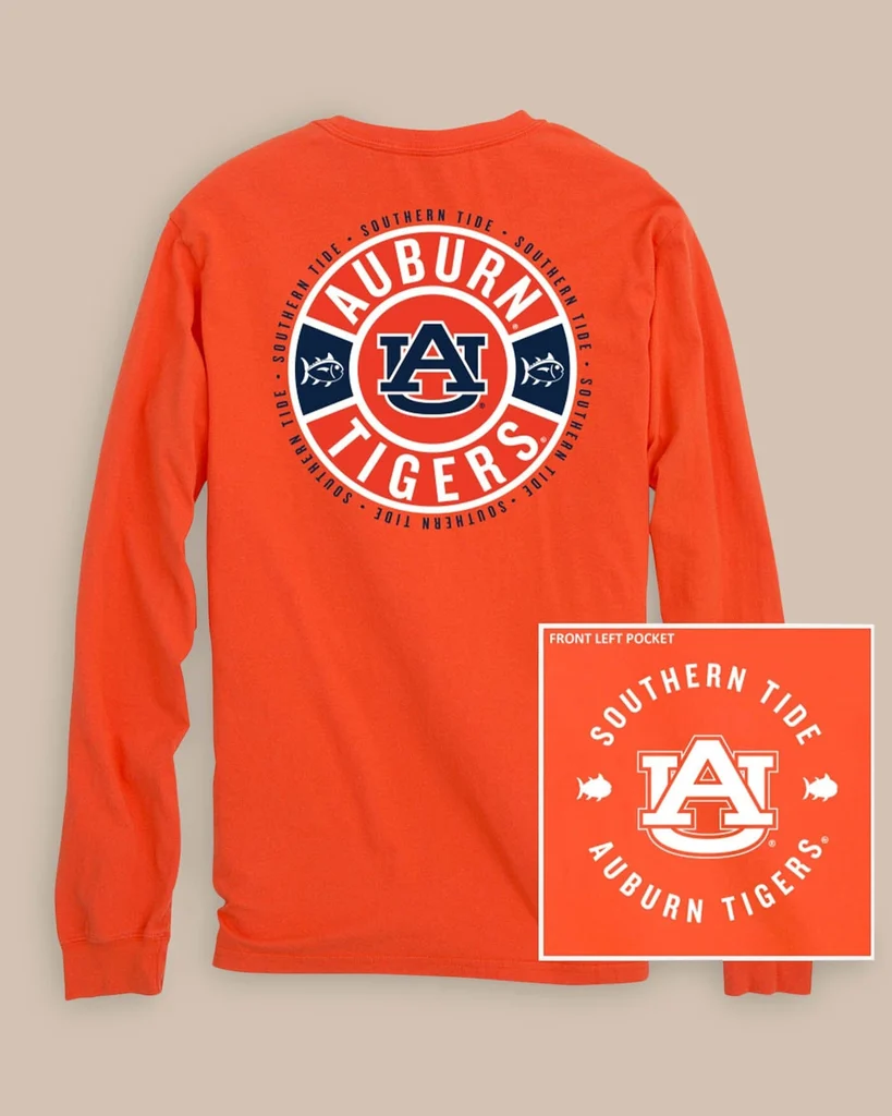 Consistent Auburn Tigers Ring Badge T-Shirt Trendy