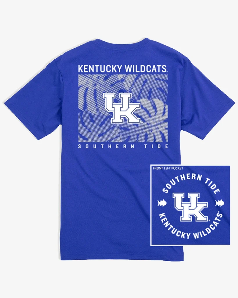 First-Class Kentucky Wildcats Halftone Monstera T-Shirt Next-Generation