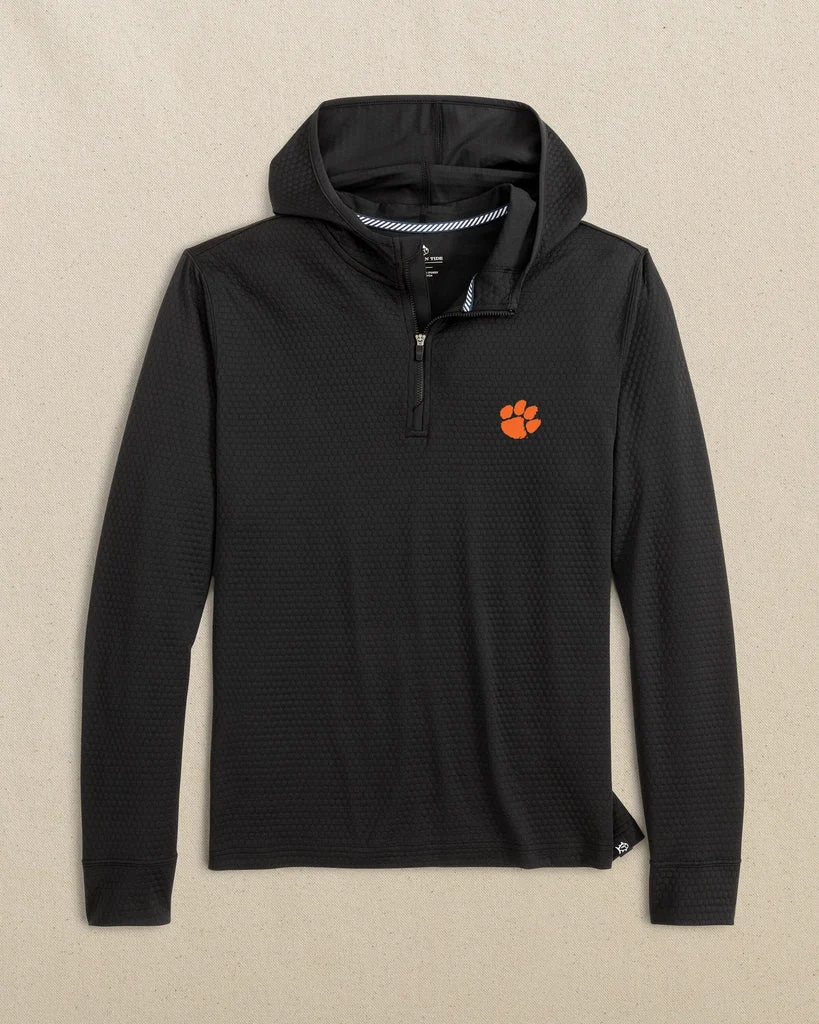 Secure Clemson Tigers Scuttle Quarter Zip Hoodie Modern