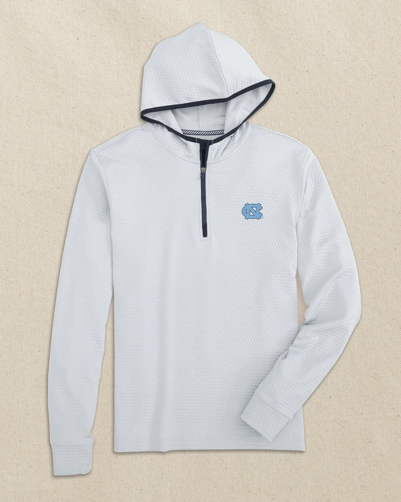 Practical UNC Tar Heels Scuttle Heather Quarter Zip Hoodie Unique