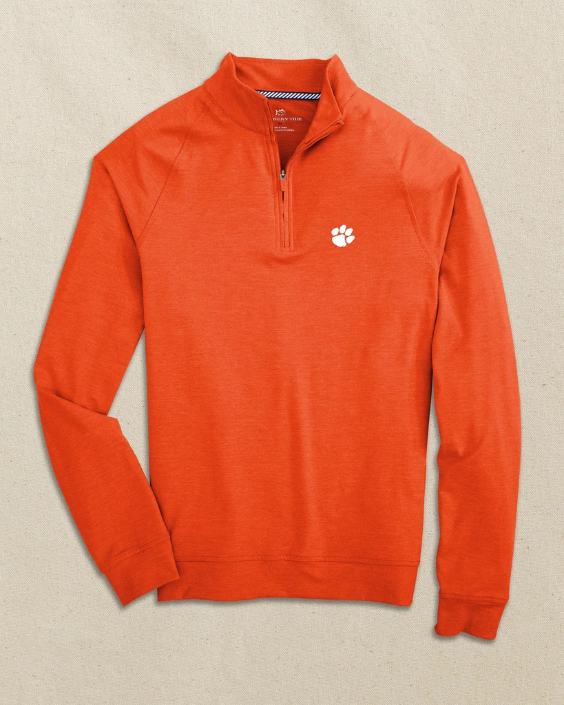 World-Class Clemson Tigers Cruiser Quarter Zip Pullover Verified