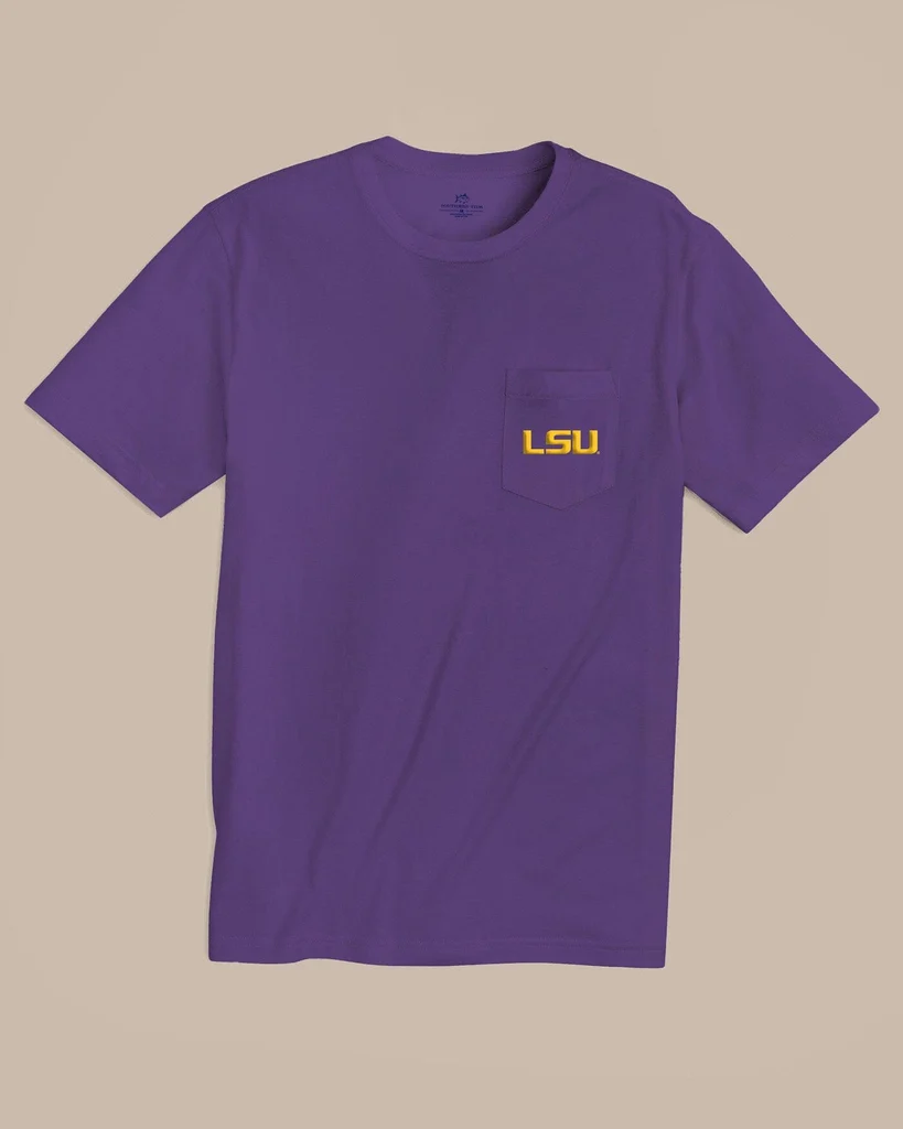Minimalist LSU Tigers Gameday Embroidered Short Sleeve T-Shirt Elite