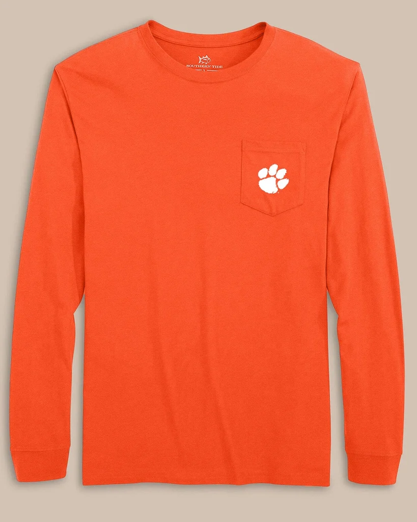 Genuine Clemson Tigers Gameday Embroidered Long Sleeve T-Shirt Responsible