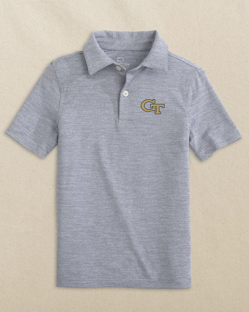 Safe Georgia Tech Boys Driver Spacedye Polo Shirt Specialty