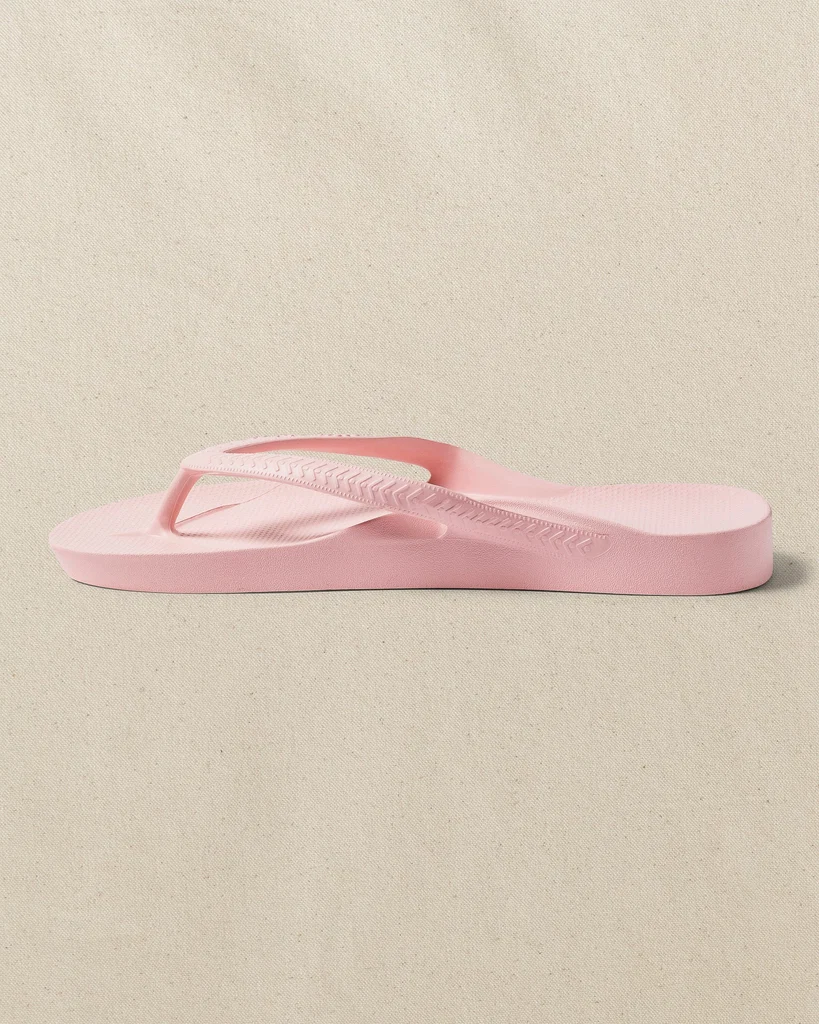 First-Class Archies Soft Pink Arch Support Flip Flop Casual