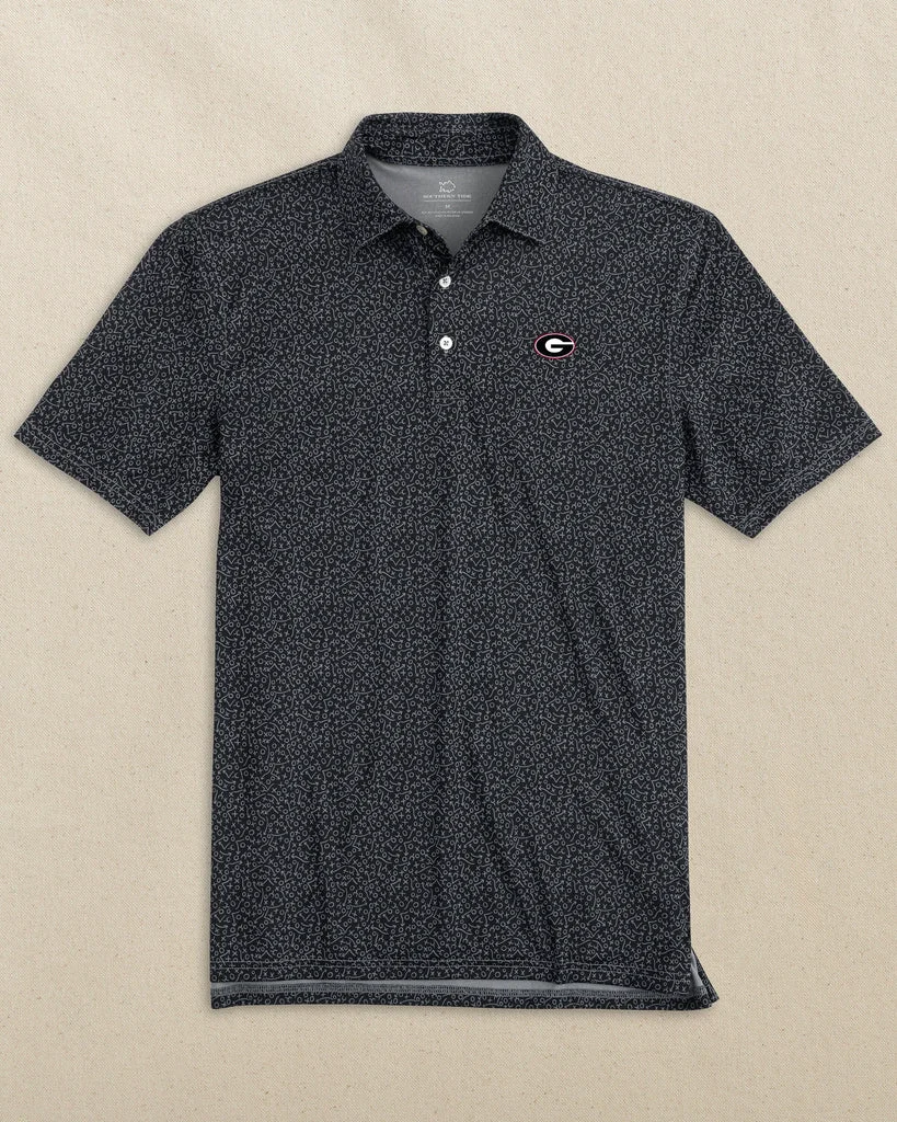 Excellent Georgia Bulldogs Oval G Driver Gameplay Polo Minimalist