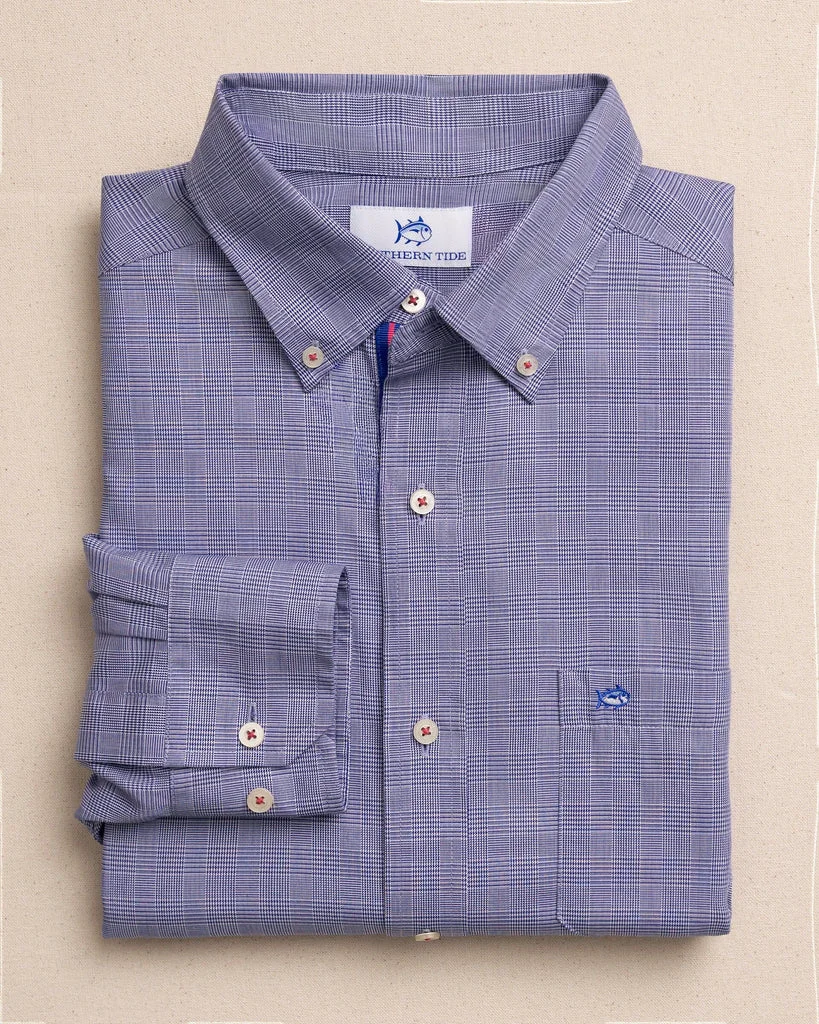 Traditional Moultrie Plaid Sport Shirt Detailed