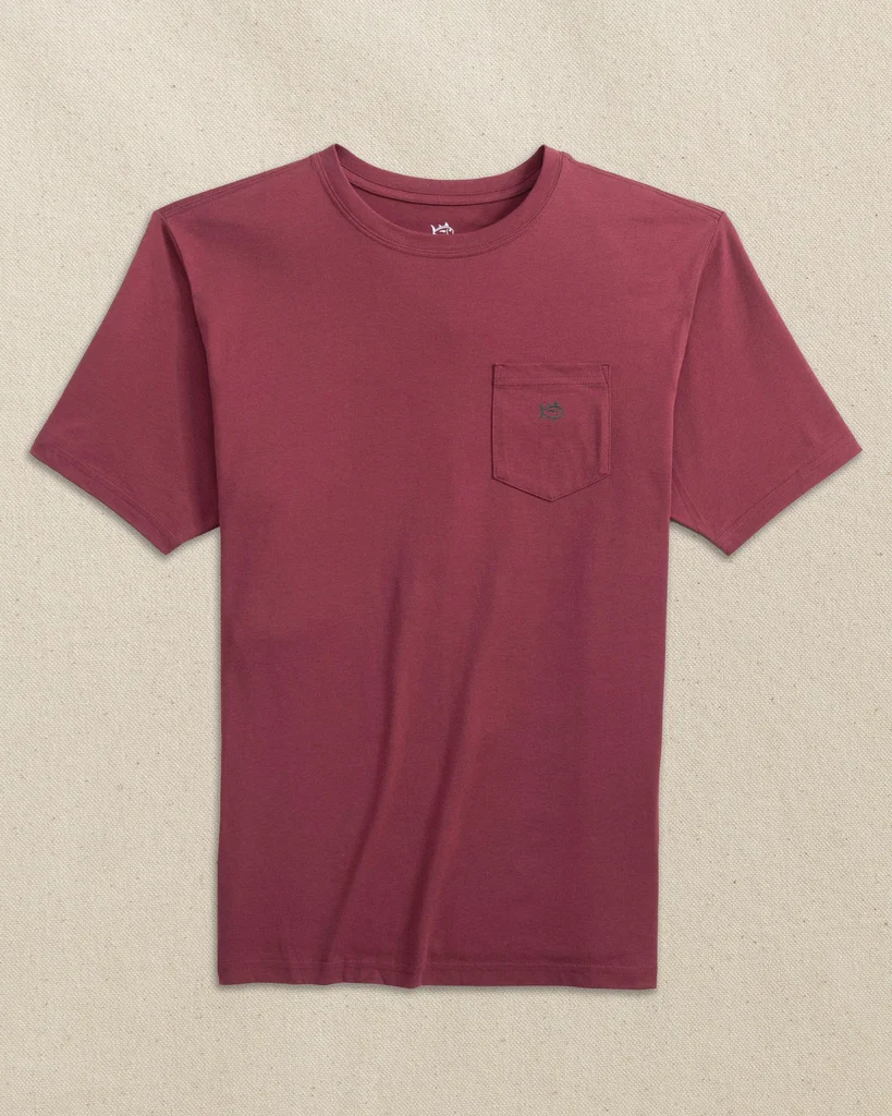 Genuine Embroidered Skipjack Short Sleeve T-Shirt Natural