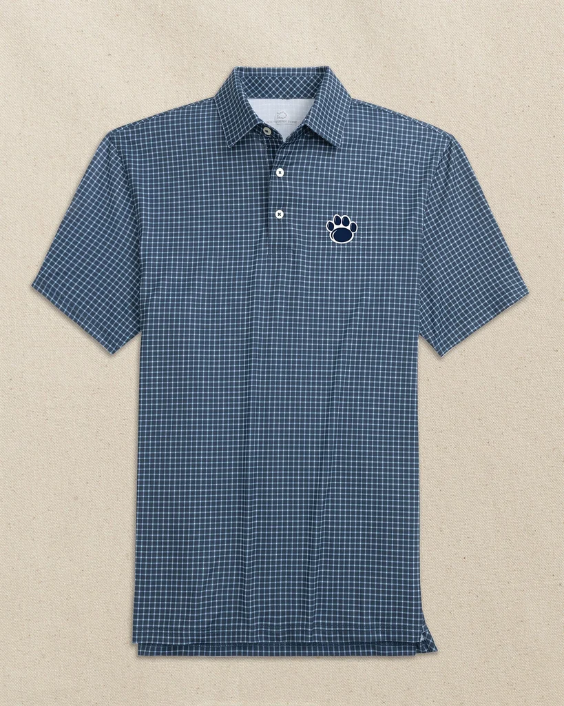 Proven Penn State Nittany Lions Paw Driver Dunes Edge Plaid Polo Soft