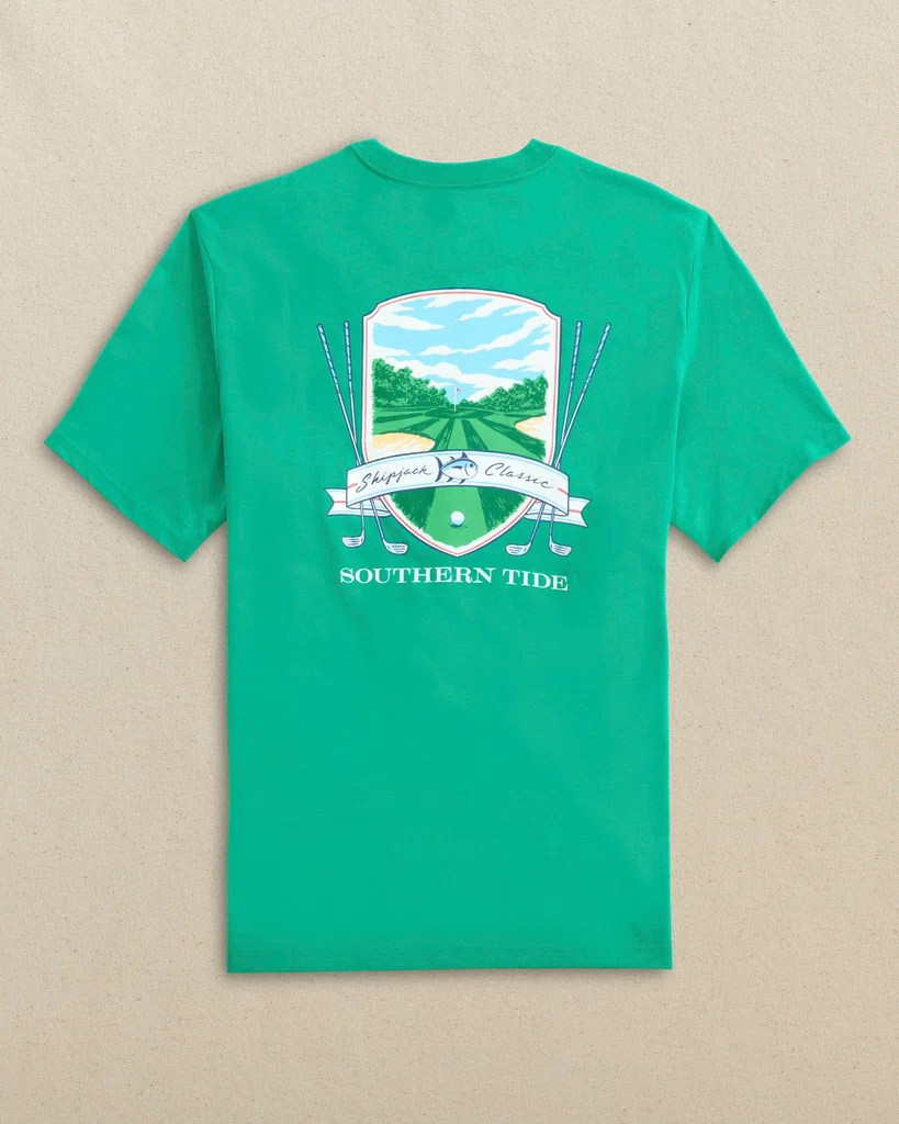 First-Class Skipjack Classic Badge Short Sleeve T-Shirt Luxury