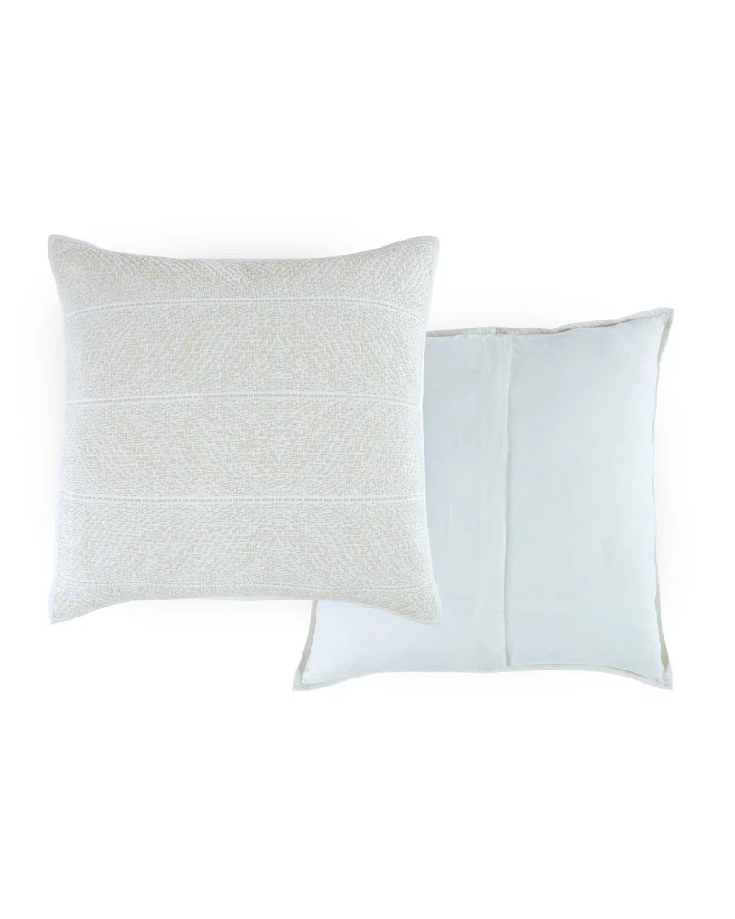 Natural Tideline Coverlet Sham Consistent
