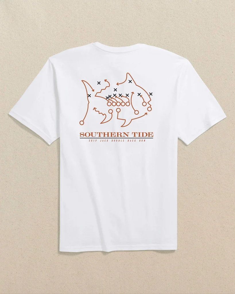 Optimized Texas Longhorns Skipjack Play Short Sleeve T-Shirt Versatile