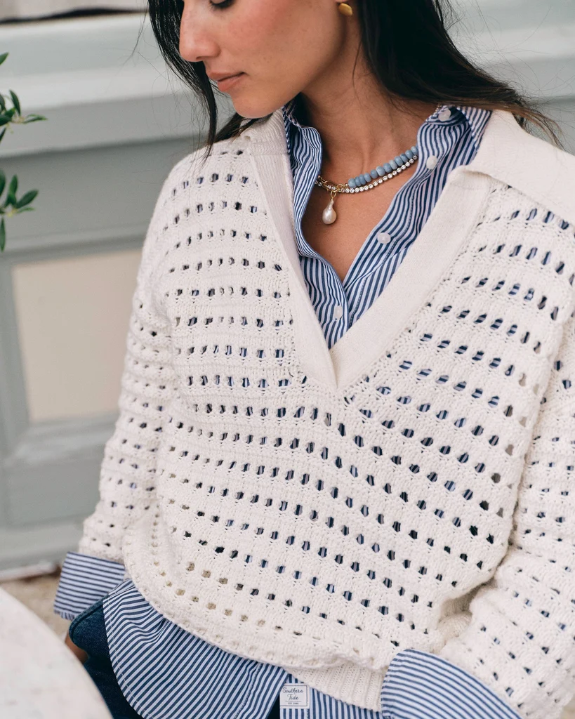 Exclusive Kay Sailor Collar Sweater Safe