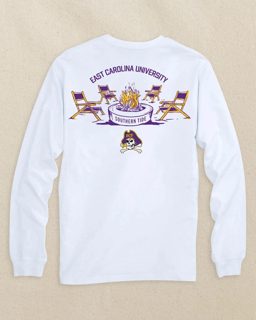 Fine East Carolina Pirates Gameday Bonfire Long Sleeve T-Shirt First-Class